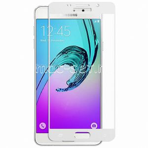 Защитное стекло для Samsung Galaxy A7 (2016) A710 [на весь экран] (белое)