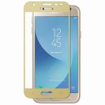 Защитное стекло для Samsung Galaxy J3 (2017) J330 [на весь экран] (золотистое)