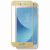 Защитное стекло для Samsung Galaxy J3 (2017) J330 [на весь экран] (золотистое)