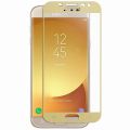 Защитное стекло для Samsung Galaxy J5 (2017) J530 [на весь экран] (золотистое)