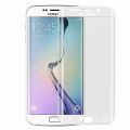 Защитное стекло 3D для Samsung Galaxy S6 edge G925F [изогнутое на весь экран] (белое)