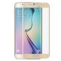 Защитное стекло 3D для Samsung Galaxy S6 edge G925F [изогнутое на весь экран] (золотистое)