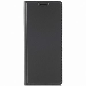 Чехол-книжка кожаный для Sony Xperia 1 / 1 Dual (черный) Brosco