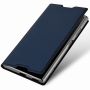 Brosco чехол-книжка синего цвета на Sony Xperia XA1 Plus Dual
