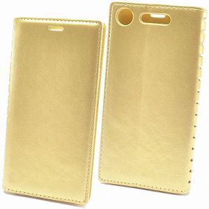 Чехол-книжка для Sony Xperia XZ1 / XZ1 Dual (золотистый) Book Case