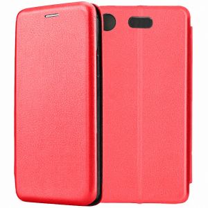 Чехол-книжка для Sony Xperia XZ1 Compact (красный) Fashion Case