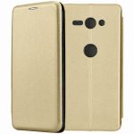 Чехол-книжка для Sony Xperia XZ2 Compact (золотистый) Fashion Case