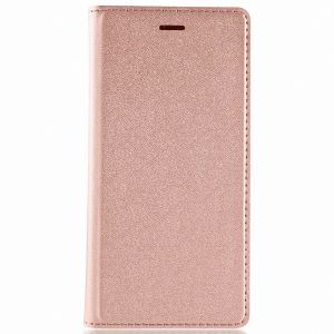 Чехол-книжка кожаный для Sony Xperia XZ2 Compact (розовый) Brosco