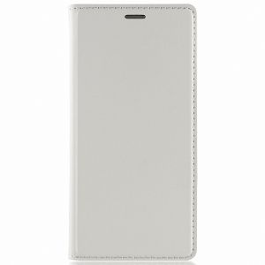 Чехол-книжка кожаный для Sony Xperia XZ2 Compact (серый) Brosco