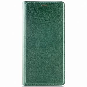 Чехол-книжка кожаный для Sony Xperia XZ2 Compact (зеленый) Brosco