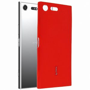 Чехол-накладка силиконовый для Sony Xperia XZ Premium / Dual (красный) Cherry