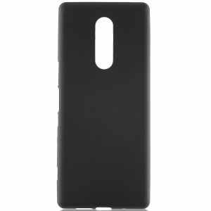 Чехол-накладка силиконовый для Sony Xperia 1 / 1 Dual (черный) матовый Brosco