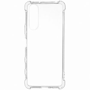 Чехол-накладка силиконовый для Sony Xperia 5 II (прозрачный) противоударный Brosco