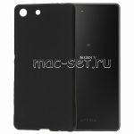 Чехол-накладка силиконовый для Sony Xperia M5 / M5 Dual (черный 1.2мм)