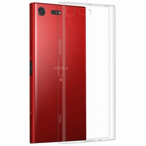 Чехол-накладка силиконовый для Sony Xperia XZ Premium / Dual (прозрачный 1.0мм)