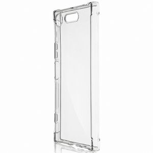 Чехол-накладка силиконовый для Sony Xperia XZ1 / XZ1 Dual (прозрачный) противоударный Brosco