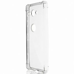 Чехол-накладка силиконовый для Sony Xperia XZ2 Compact (прозрачный) противоударный Brosco