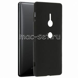Чехол-накладка силиконовый для Sony Xperia XZ2 / XZ2 Dual (черный 1.2мм)