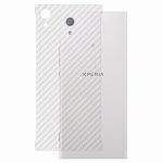 Защитная наклейка для Sony Xperia XA1 / XA1 Dual карбон [задняя] (прозрачная)