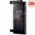 Защитное стекло 3D для Sony Xperia XA2 Ultra / Dual [изогнутое на весь экран] Red Line (черное)