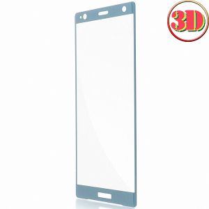 Защитное стекло 3D для Sony Xperia XZ2 / XZ2 Dual [изогнутое на весь экран] Brosco (зеленое)