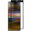 Защитное стекло для Sony Xperia 10 Plus / 10 Plus Dual [на весь экран] (черное)