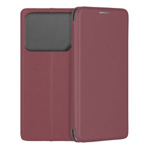 Чехол-книжка для TECNO POVA 6 Neo (темно-красный) Fashion Case