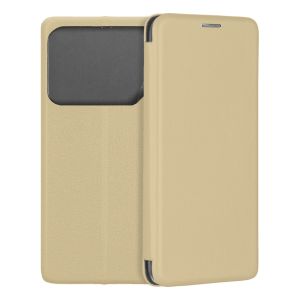 Чехол-книжка для TECNO POVA 6 Pro 5G (золотистый) Fashion Case