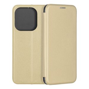 Чехол-книжка для TECNO Spark 20 Pro (золотистый) Fashion Case
