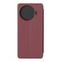 Чехол-книжка для TECNO Spark 20 Pro+ (темно-красный) Fashion Case