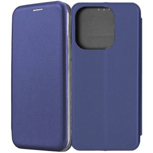 Чехол-книжка для TECNO Spark 10 Pro (синий) Fashion Case