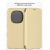 Чехол-книжка для Xiaomi POCO M8 5G (золотистый) Fashion Case