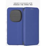 Чехол-книжка для Xiaomi POCO M8 Pro 5G (синий) Fashion Case