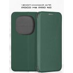 Чехол-книжка для Xiaomi POCO M8 Pro 5G (зеленый) Fashion Case