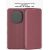 Чехол-книжка для Xiaomi Redmi Note 15 Pro 4G (темно-красный) Fashion Case