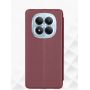 Чехол-книжка для Xiaomi Redmi Note 15 Pro 4G (темно-красный) Fashion Case