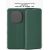 Чехол-книжка для Xiaomi Redmi Note 15 Pro 4G (зеленый) Fashion Case
