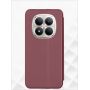 Чехол-книжка для Xiaomi Redmi Note 15 Pro 5G (темно-красный) Fashion Case