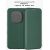 Чехол-книжка для Xiaomi Redmi Note 15 Pro 5G (зеленый) Fashion Case