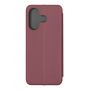 Чехол-книжка для Xiaomi Redmi 13 (темно-красный) Fashion Case