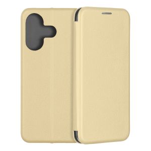 Чехол-книжка для Xiaomi Redmi 13 (золотистый) Fashion Case