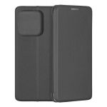 Чехол-книжка для Xiaomi Redmi Note 14 4G (черный) Fashion Case