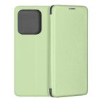 Чехол-книжка для Xiaomi Redmi Note 14 4G (фисташковый) Fashion Case