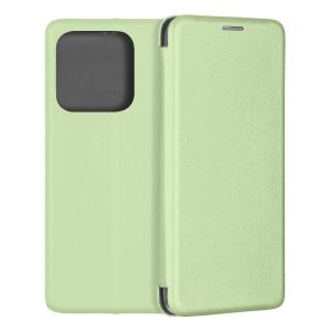 Чехол-книжка для Xiaomi Redmi Note 14 4G (фисташковый) Fashion Case