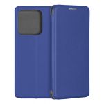Чехол-книжка для Xiaomi Redmi Note 14 4G (синий) Fashion Case