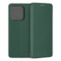 Чехол-книжка для Xiaomi Redmi Note 14 4G (зеленый) Fashion Case