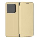Чехол-книжка для Xiaomi Redmi Note 14 4G (золотистый) Fashion Case