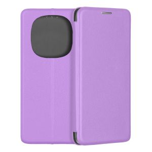 Чехол-книжка для Xiaomi Redmi Note 14 Pro+ 5G (фиолетовый) Fashion Case