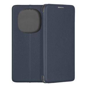 Чехол-книжка для Xiaomi Redmi Note 14 Pro 4G (темно-синий) Fashion Case