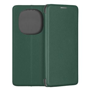 Чехол-книжка для Xiaomi Redmi Note 14 Pro 4G (зеленый) Fashion Case